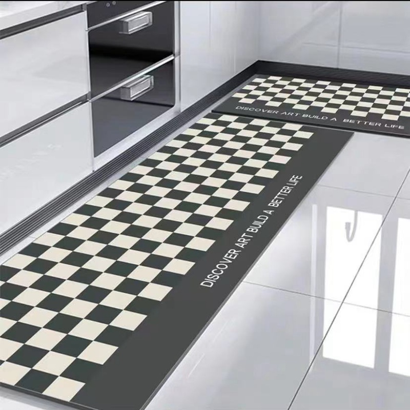 厨房地垫防滑防油吸水垫门口耐脏硅藻泥脚垫门垫家用免洗可擦地毯