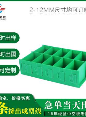 塑料中空板刀卡防静电瓦楞周转箱中空板包装隔板刀卡收纳