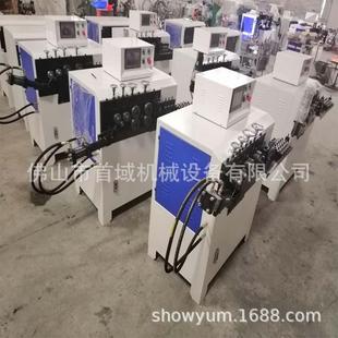 除尘骨架伺服自动打圈对焊一体机铁线成型机不锈钢带桶箍成型机