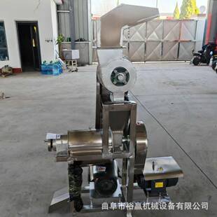 大型菠萝粉碎榨汁机余甘子橄榄去核挤汁机多功能柠檬压汁设备