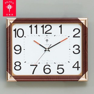 创意现代简约电子时钟挂墙石英钟挂表 北极星家用挂钟客厅钟表时尚