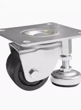 带调整块脚轮CMAS50/65-F替代米思米大底板中载型水平调节脚轮