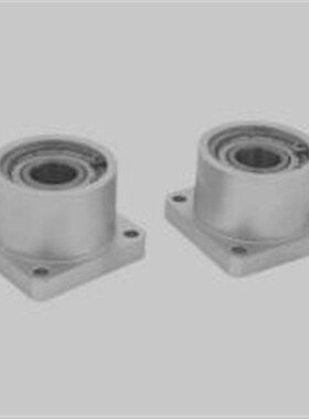 轴承座组件带扣环方法兰BASB双轴承支撑座BGSBB轴承固定座铝合金