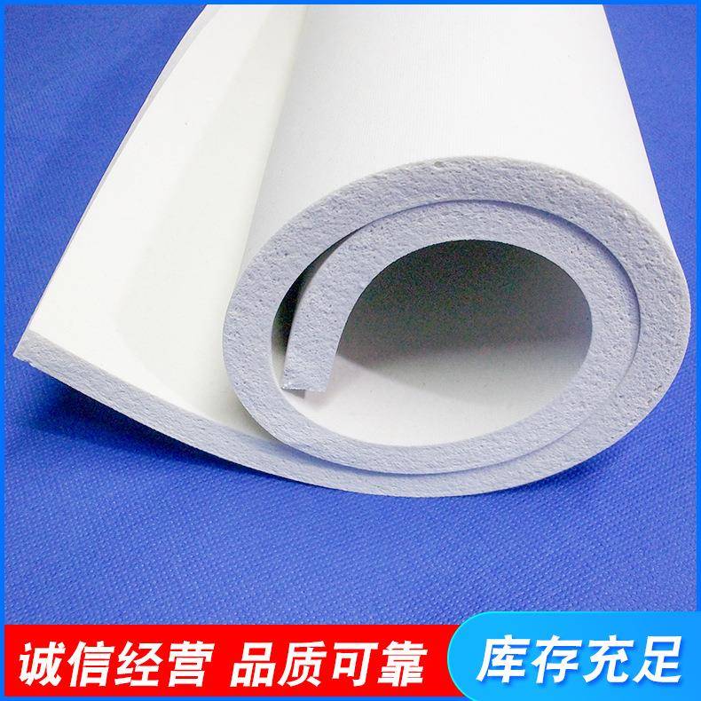 白色硅胶发泡板耐温烫花垫海绵硅胶密封板热转印隔热烫金板
