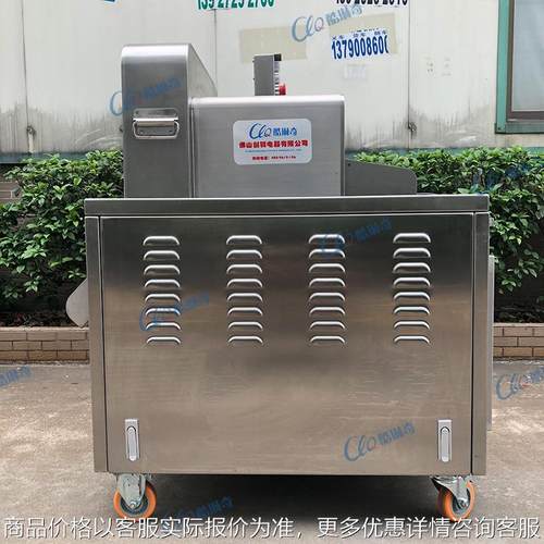 QK500羊蝎子砍骨机 冻鲜排骨切块机自动润滑注油系统切肉块机