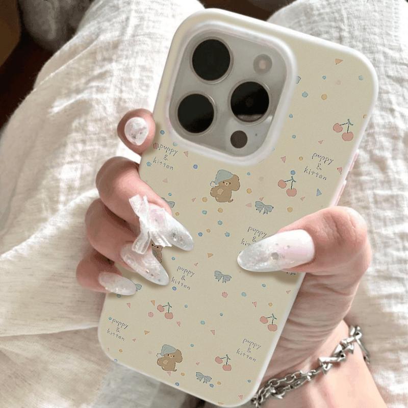 彩点睡帽猫狗适用于苹果17/16promax手机壳iPhone15pro/14/13果冻黑pura70华为mate60pro小米15vivo软套oppo