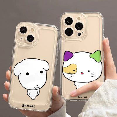 大头狗狗小怪适用于17苹果/华为/小米/vivo/oppo太空手机壳iPhone17promax/16/15小米17PROmate70/pura70防摔