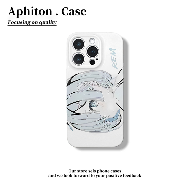 黑线侧脸蕾姆适用于17苹果/华为/vivo/小米/oppo手机壳iPhone17pro/16菲林硬壳ip15Plus保护套Mate70小米15