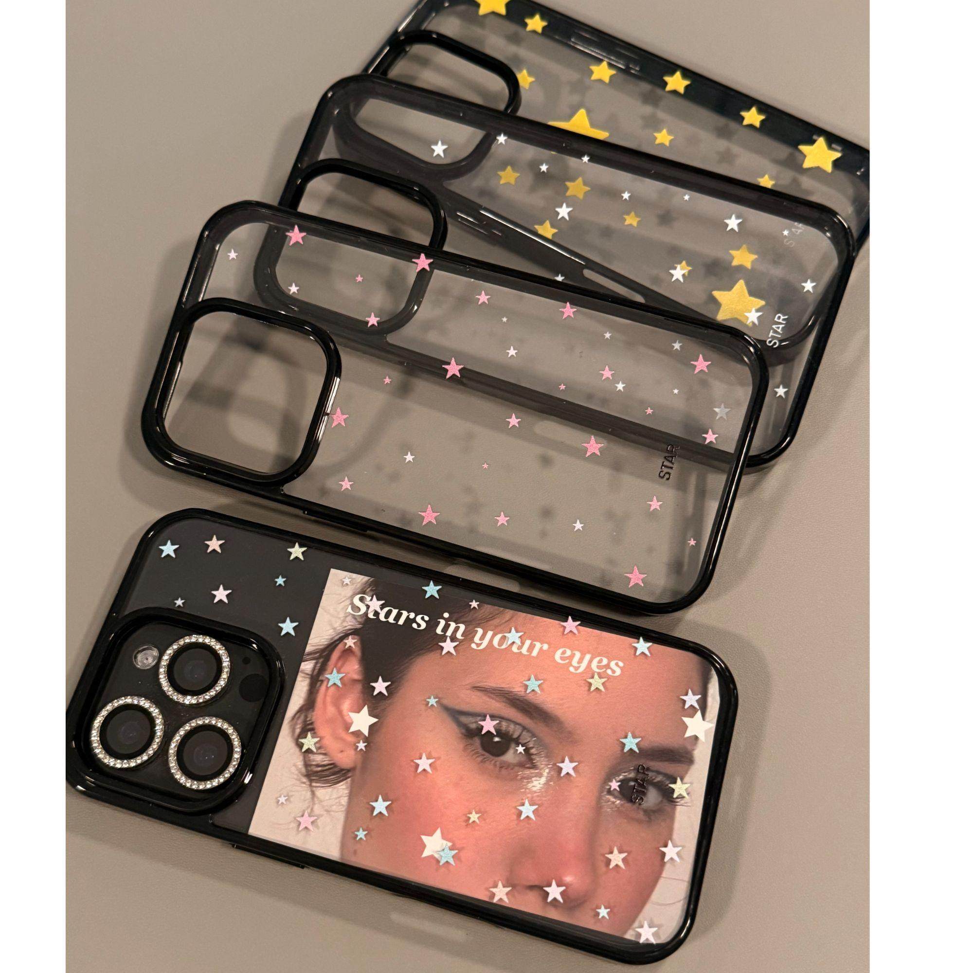 高级感黑框适用于苹果17/16promax亚克力手机壳iPhone11新款13pro/12黑色14promax创意16PRO保护套15Plus女款