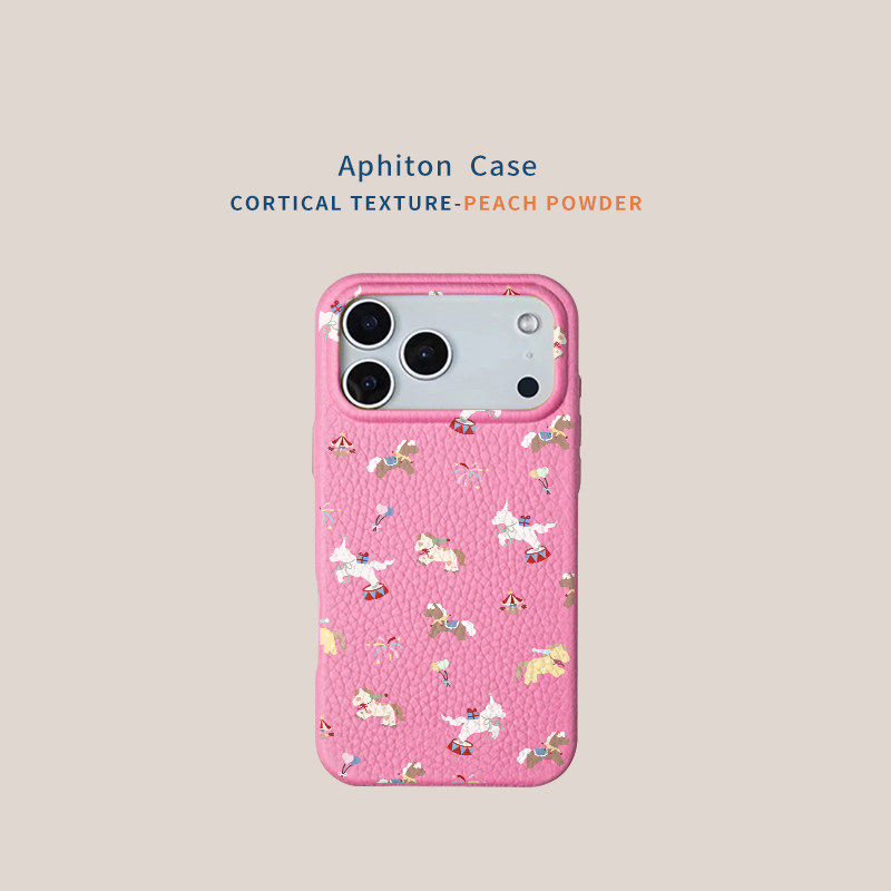 满屏乐园小马适用于苹果/华为/小米/vivo/oppo皮革纹手机壳iPhone17防摔壳13pro/12个性14promax保护套16新款,3C数码配件,手机保护套/壳,淘宝优惠券,粉丝福利购,淘宝优惠卷