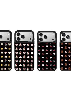 日系KT马里奥适用于苹果17/16/15promax镜面手机壳iPhone11新款13pro/12黑色14promax创意16PRO保护15Plus