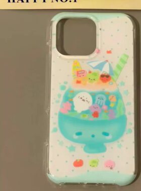 海豹刨冰适用iPhone17promax白色大孔IMD苹果16/15/14/13手机壳华为mate70vivo小米1514红米k70oppo硬背软边