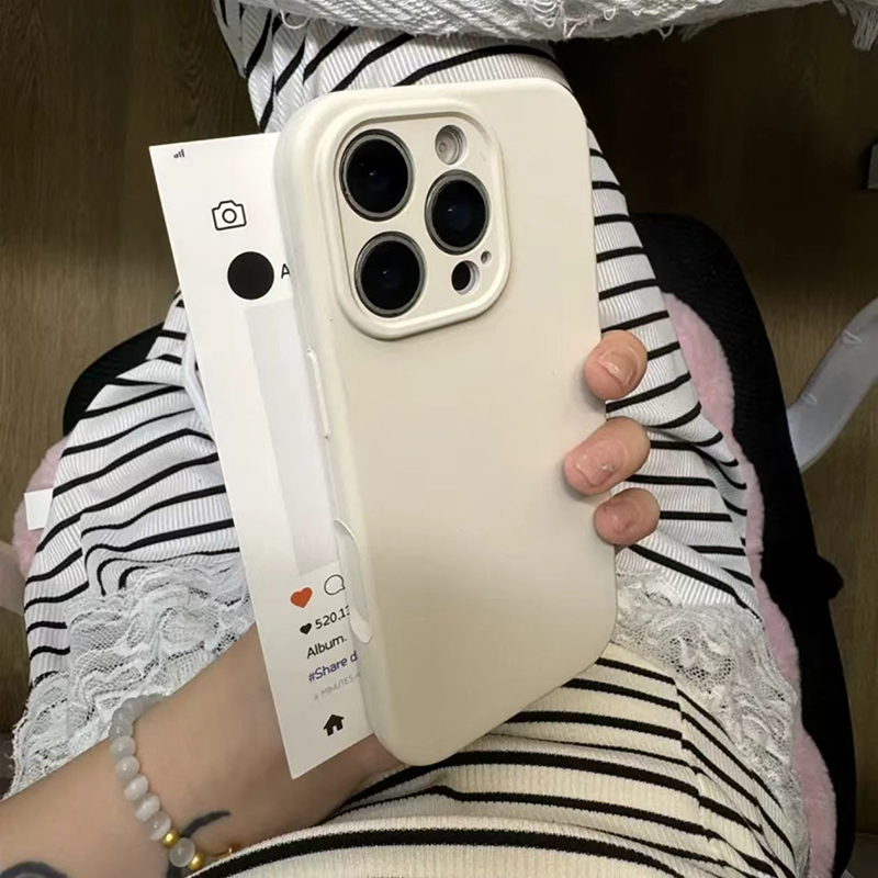 新款纯色液态一体硅胶壳适用苹果16promax手机壳iPhone16pro新款16Plus全包相机按键保护iPhone16系列保护套
