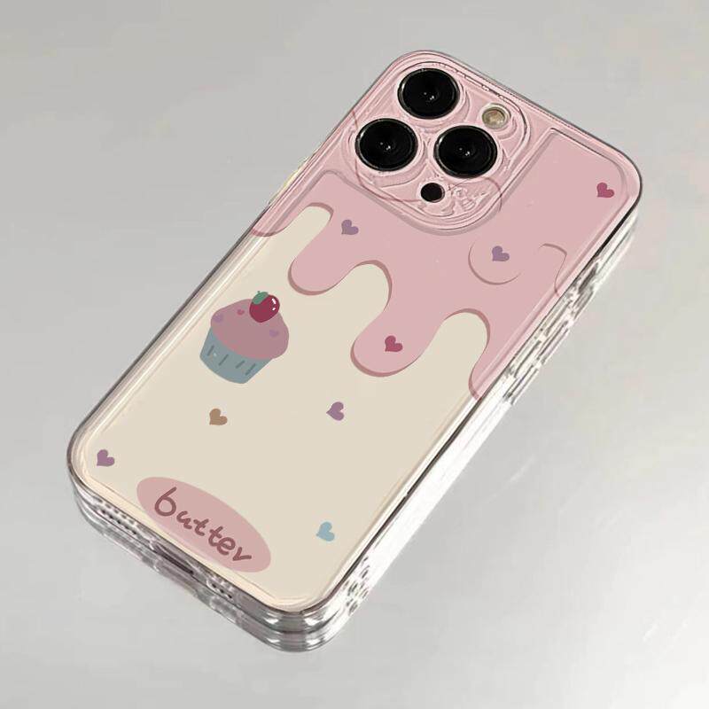 粉奶油糖果适用于17苹果/华为/小米/vivo/oppo太空手机壳iPhone17promax/16/15小米17PROmate70/pura70套
