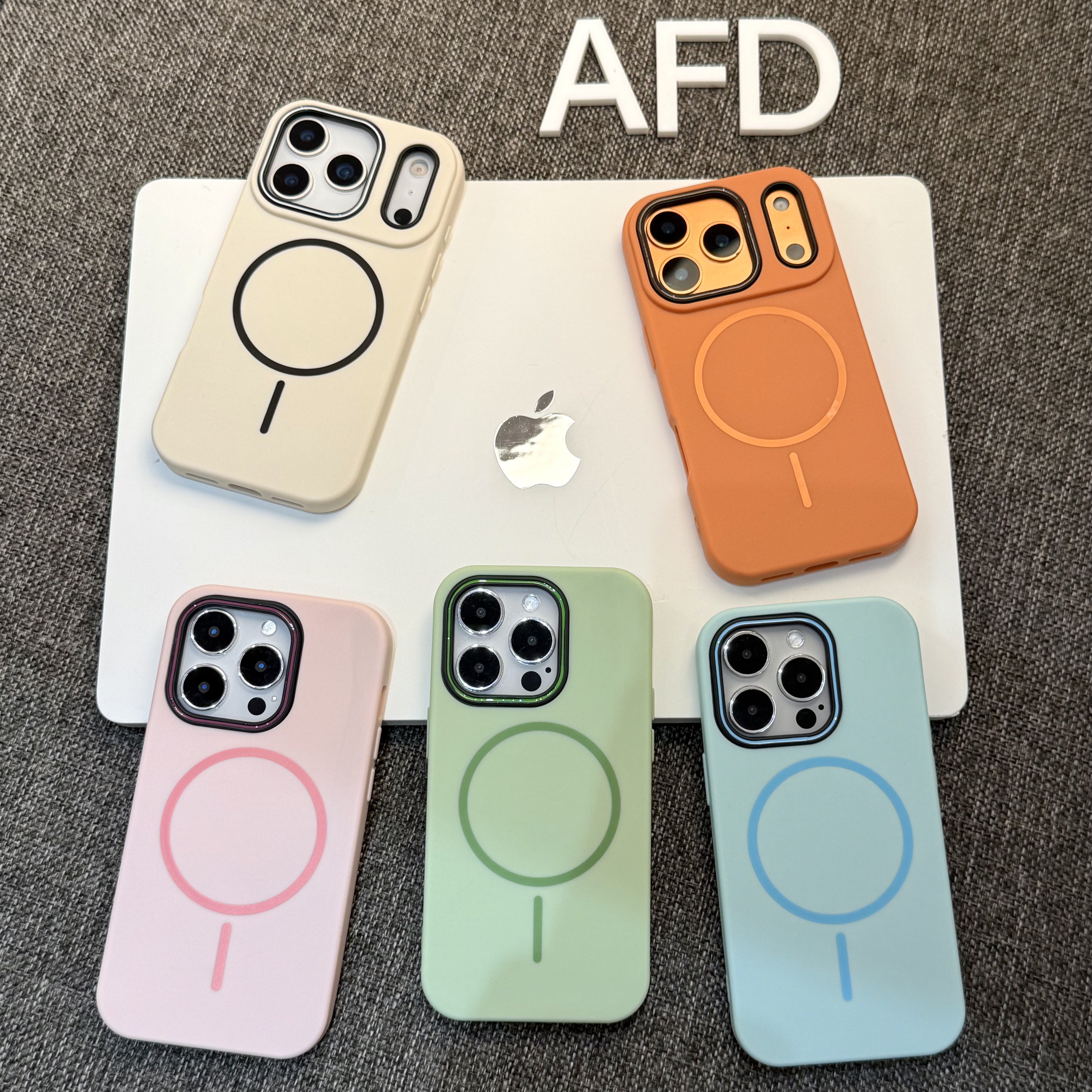 肤感糖果马卡龙磁吸壳适用于17苹果17Air/16ProMax手机壳iPhone15pro/14/13简约纯色ip12pm/11保护套