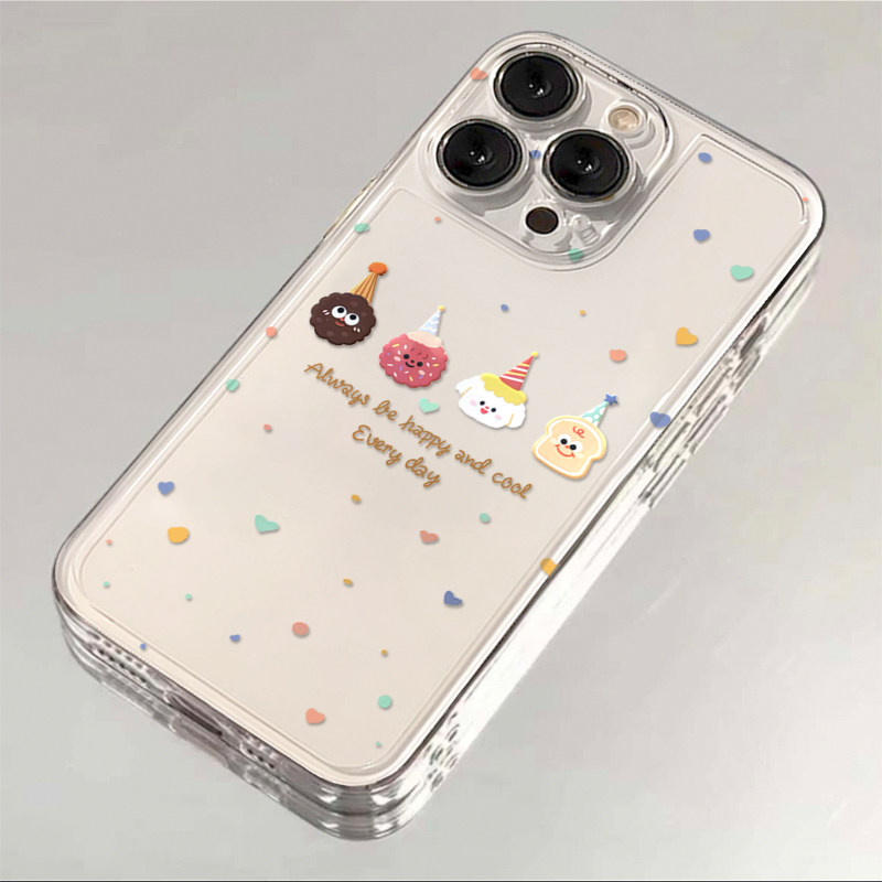 四块小饼干适用于17苹果/华为/小米/vivo/oppo太空手机壳iPhone17promax/16/15小米17PROmate70/pura70防摔壳