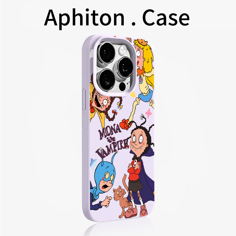 蒙娜小魔女适用于iPhone17promax/16手机壳苹果15pro/14肤感大孔ip12promax华为Pura80小米17oppo软壳vivo套