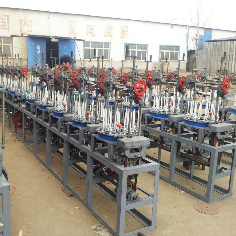 渔网绳编织机自动包铁丝编织机断线自停铁丝距离长度可调