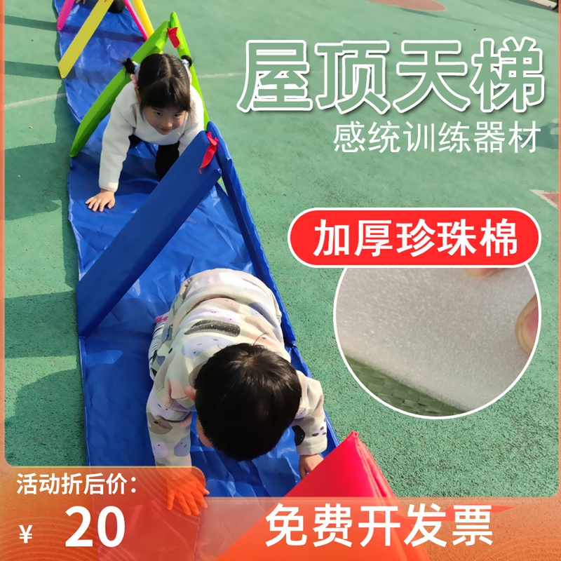 体智能教具屋顶天梯幼儿园运动玩具儿童感统训练器材爬行跳跃平衡