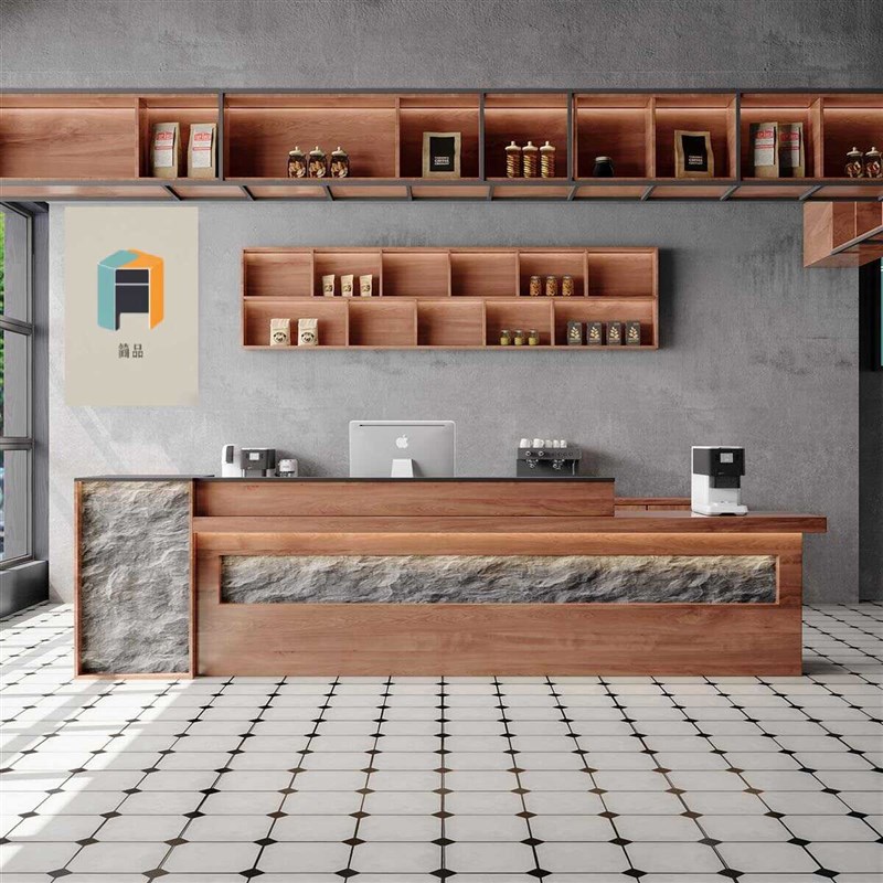 台球馆服务台咖啡厅收银台健身房接待台酒吧吧台酒店公司前台原木