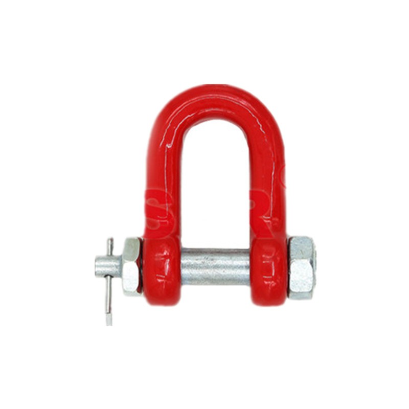 起重链条卸扣弓型D型直型1235吨穿6810234mm链条用卡环扣G80卸扣