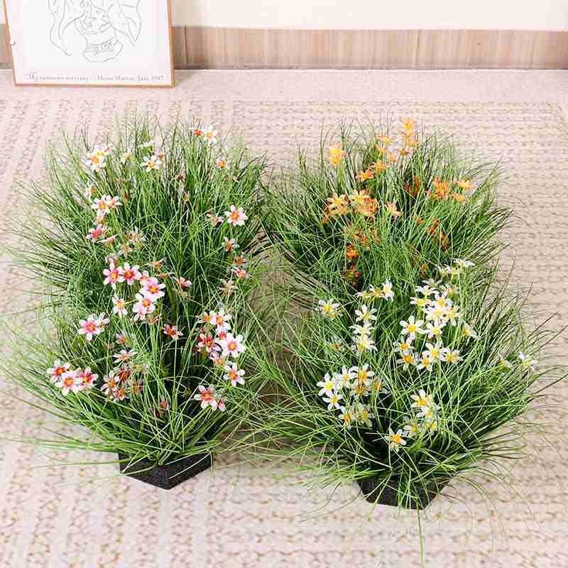 假草仿真蒲草摆件草团草堆造景狗尾草绿植装饰芦苇草地面草垛景观