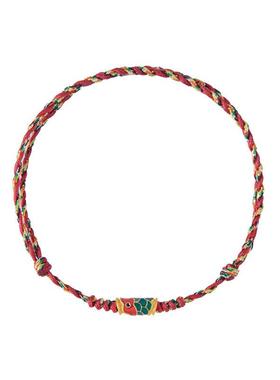 五彩绳红绳手炼女生红色上岸手绳编织绳幸运锦鲤小众手炼男端午节