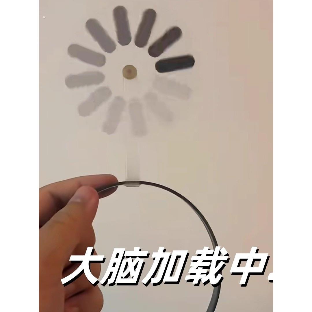 大脑加载中...可旋转抽象发箍日常发疯解压玩具我网卡瞭整活头饰