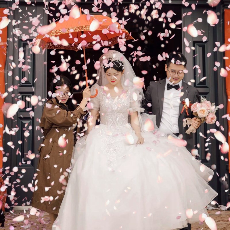 花瓣雨结婚礼炮礼花筒礼筒炮彩带喷手拧花M筒喷花婚礼婚庆用品大