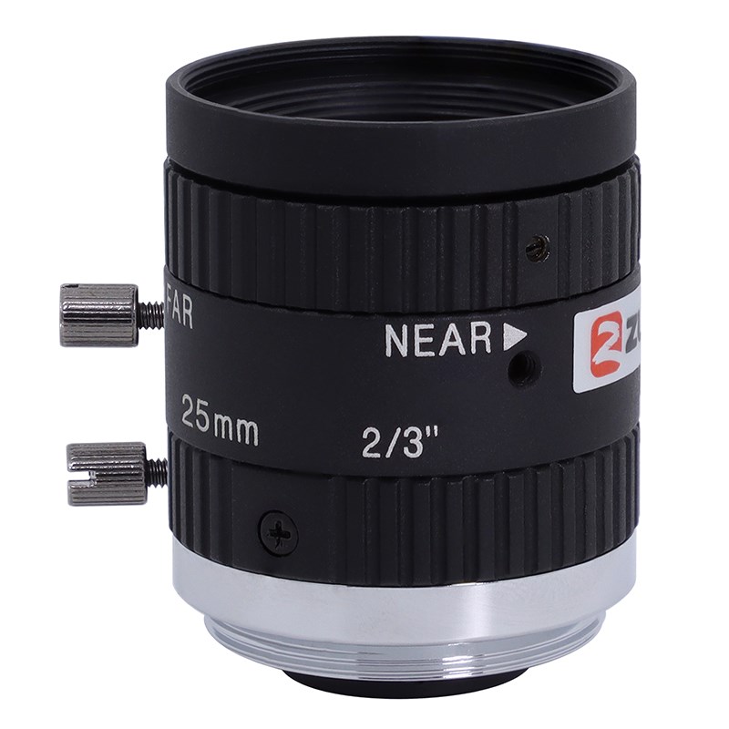 500万相机工业镜头8mmp12mm16mm无畸变25mm35m机器视觉相机C口镜