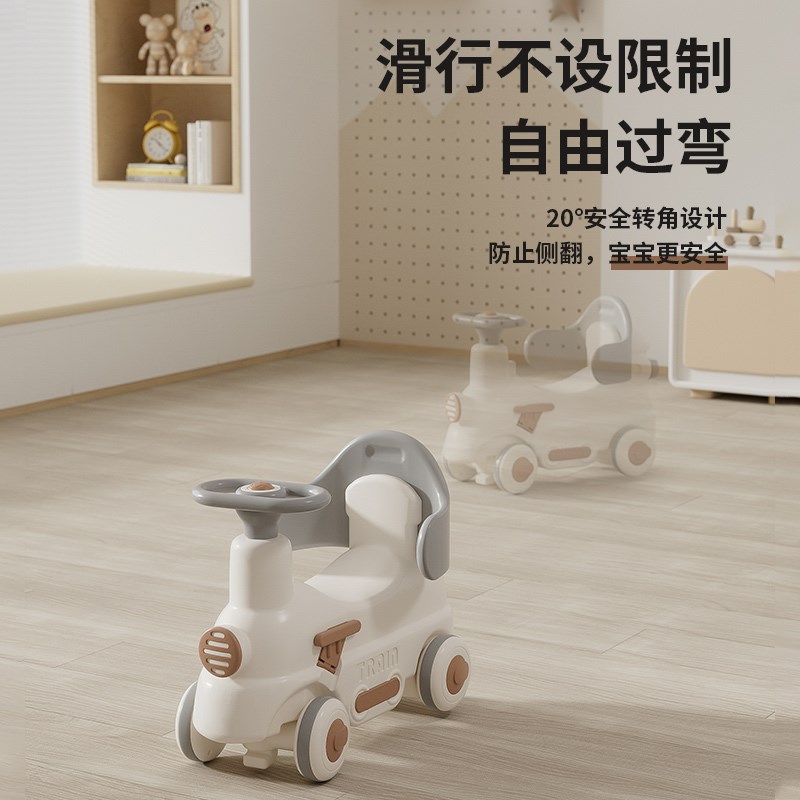 优选vepad宝宝家用摇马儿童摇摇马F二合一婴儿周岁玩具蹦蹦车溜.