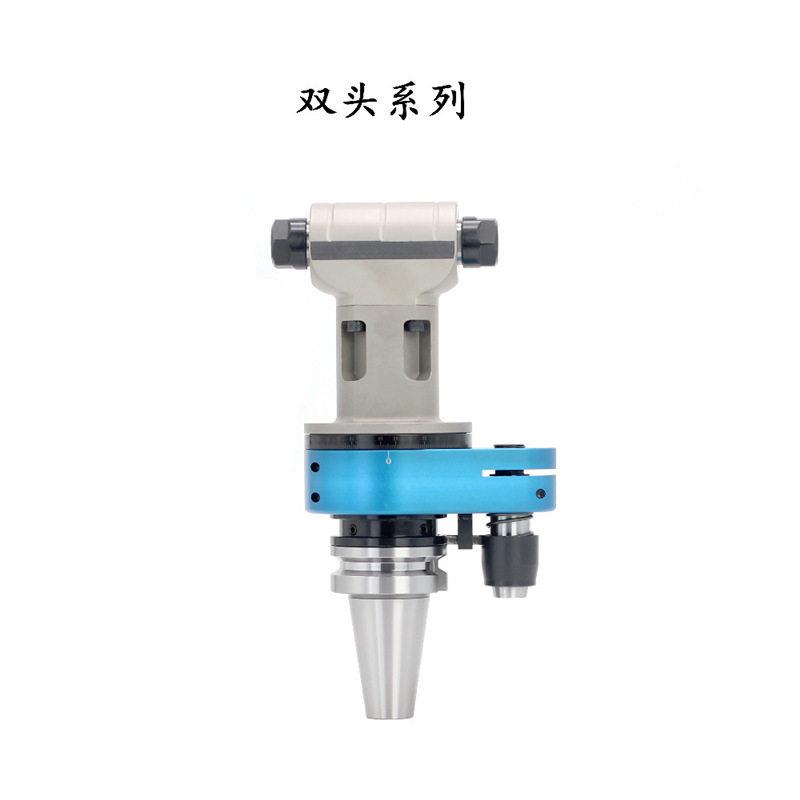 BT40双向输出角度头直角90度横铣侧铣头ER双头FMB双面铣两面加工图片