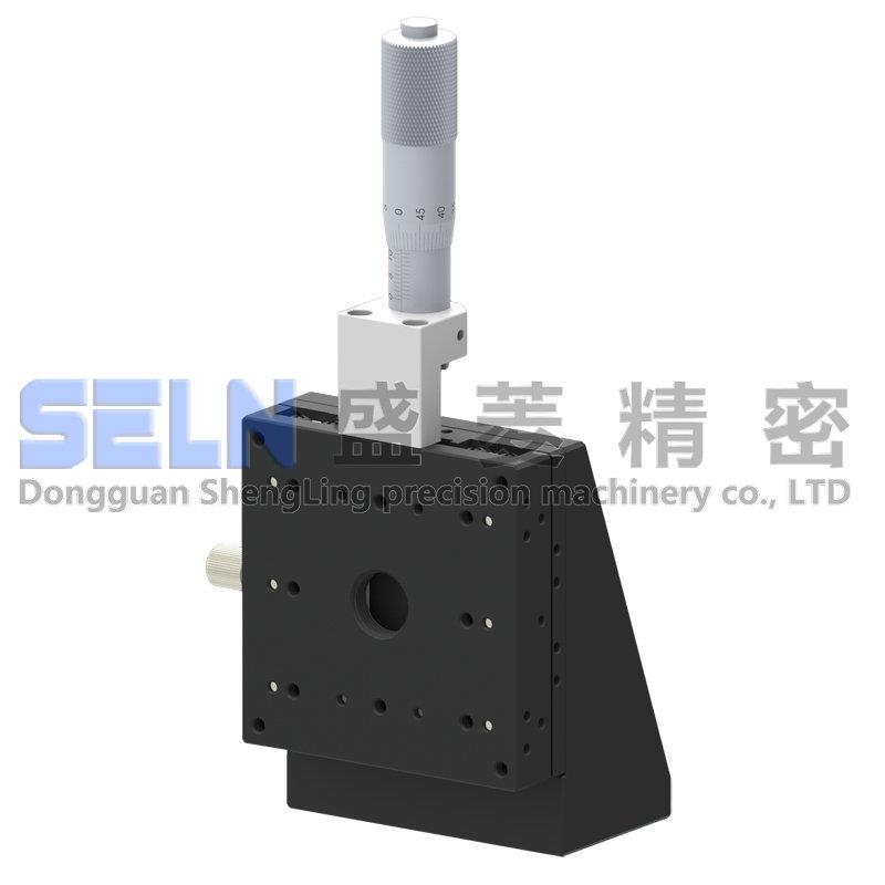 供应台面80*80Z轴LV80-C2微调架高精度升降手动可调位移平台