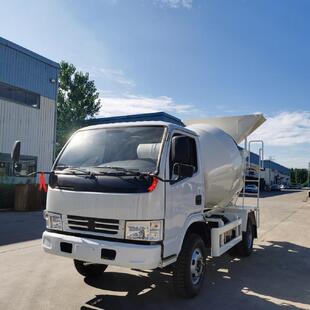 搅拌转混凝土转运罐车3方混泥土搅拌机乡村修路水泥搅拌罐车