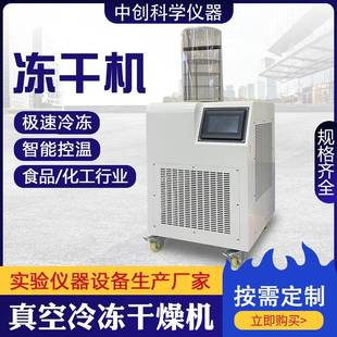 实验室小型冻干机家用柠檬片榴莲猫狗粮食品真空冷冻干燥机厂家