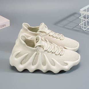 软底波鞋黑色休闲跑步鞋上班女鞋八爪鱼新款鞋透气鞋子女士运动鞋