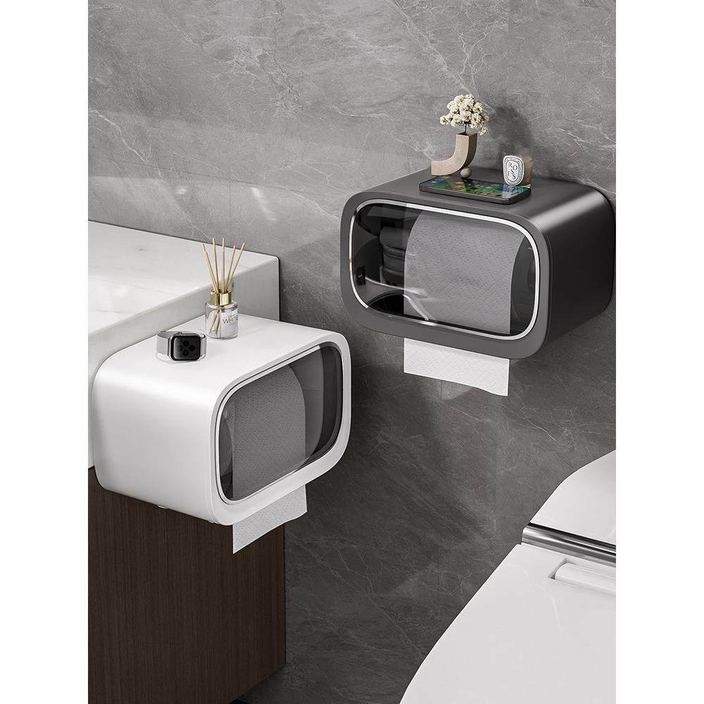 卫生间厕纸盒纸巾盒2026新款壁挂式厕所放置洗脸巾卷纸抽纸置物架,厨房/烹饪用具,抹布架/厨房清洁收纳架,淘宝优惠券,粉丝福利购,淘宝优惠卷