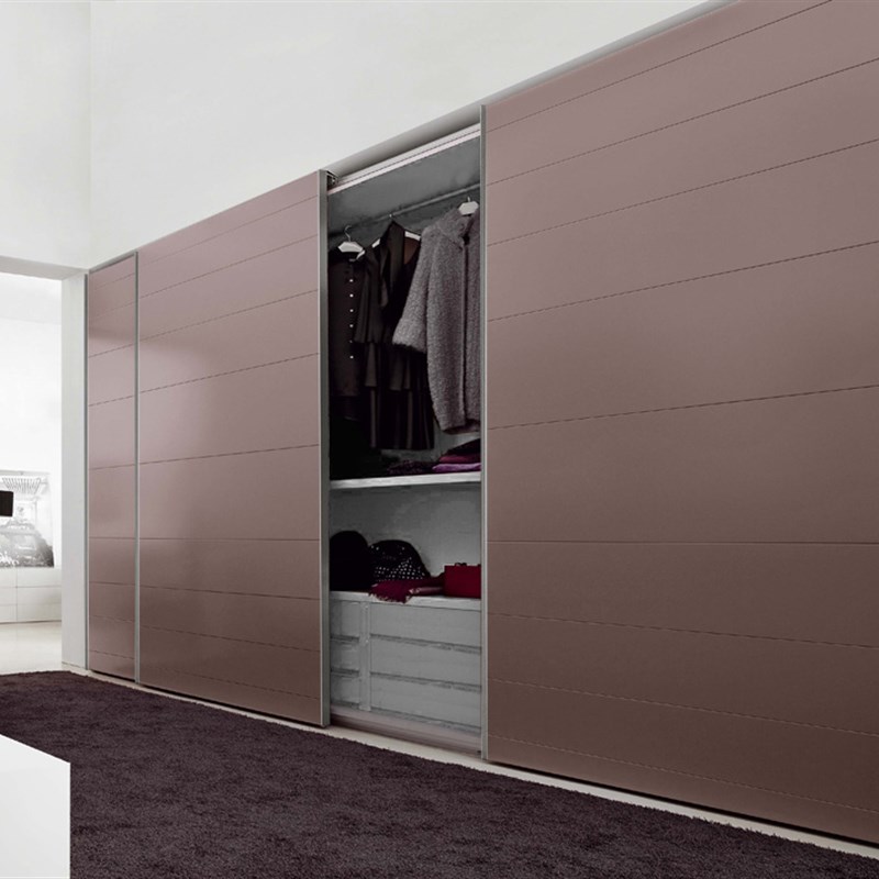 定制新款现代简约推拉门移门大衣柜木质卧室衣橱家具收纳储物柜子