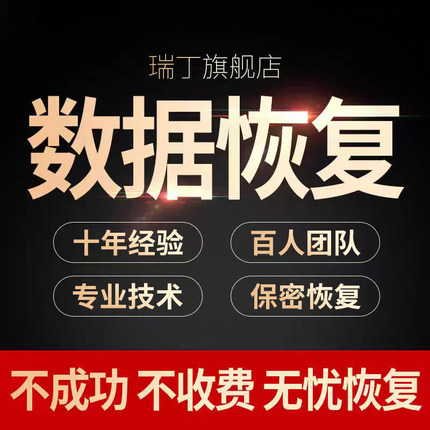 电脑误删文件机械移动硬盘数据恢复维修服务U盘相机内存sd卡修复