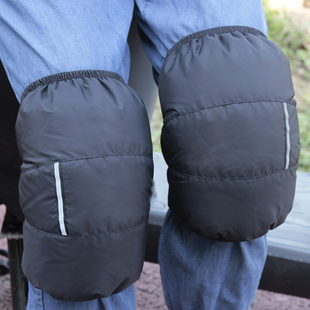 电动车护膝女加厚超强保暖骑车防风防寒护膝盖Q短粘贴摩托车护膝