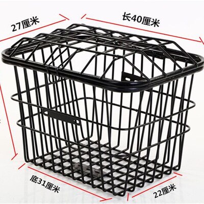 雅迪电动自行车车筐新日雨衣头防盗物包山地车娄R篮骑行后带锁爱