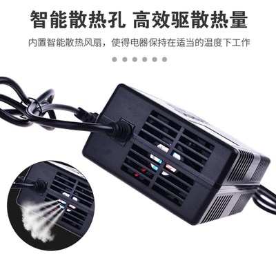锂电池电动车充电器48伏36V60V24V72V12安A车锂U离子折叠代驾自行