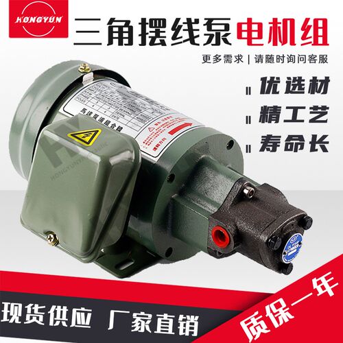 220V电动机油齿轮油泵TOP-12A机床润滑TOP-11/13A三角摆线泵电机