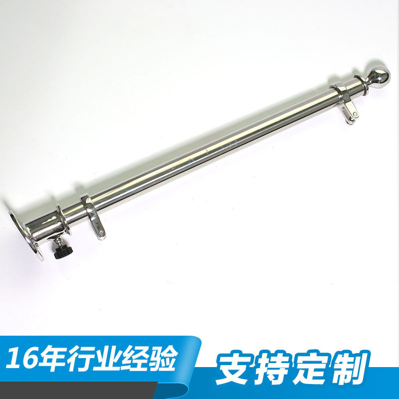 18 24 30 36 48寸旗杆座不锈钢316船用游艇用五金配件船艇旗杆