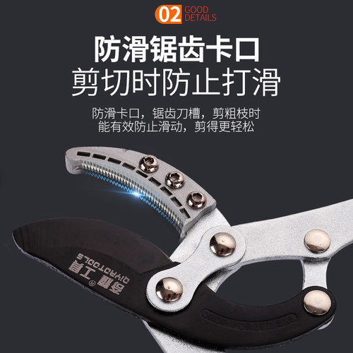 修枝剪粗枝剪园艺剪刀果树树枝专用园林剪大力剪刀片伸缩加长省力