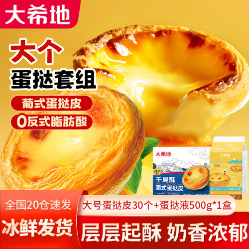 大希地蛋挞皮蛋挞液套装半成品