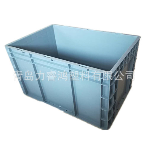 河北物流箱EU4633  600*400*340 天津灰色汽车配件周转箱 物流箱