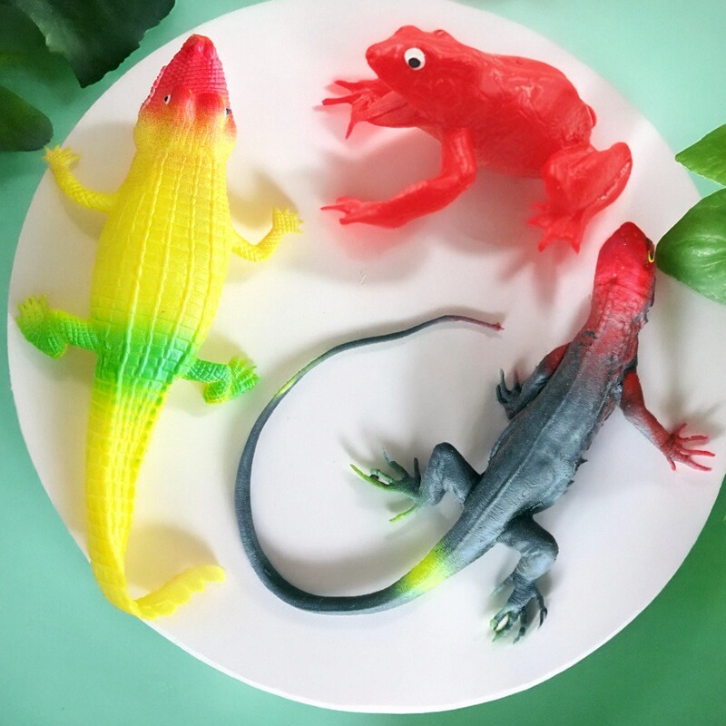 鳄鱼蜥蜴软胶套装仿真青蛙包邮