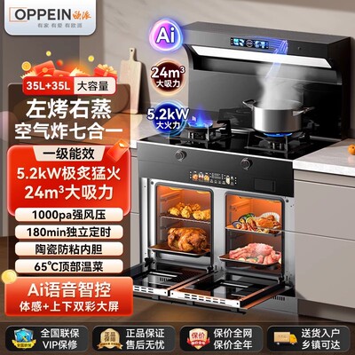 家用集成灶AI智能语音操控大吸力