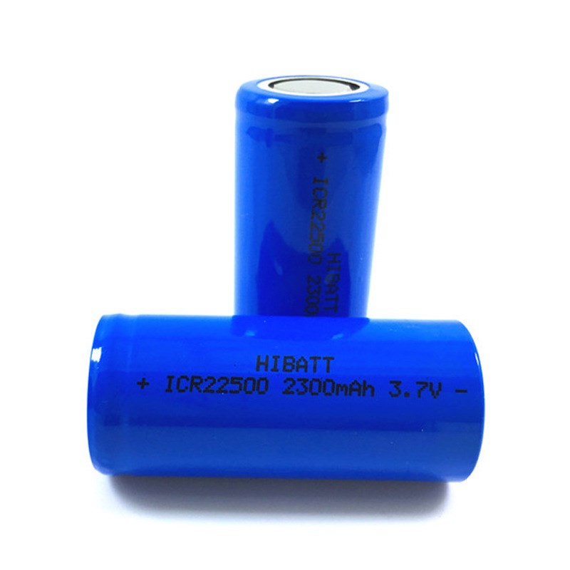 ICR22500 2300MAH 手电筒锂电池 加镍片 尖I头18500 18350 14500